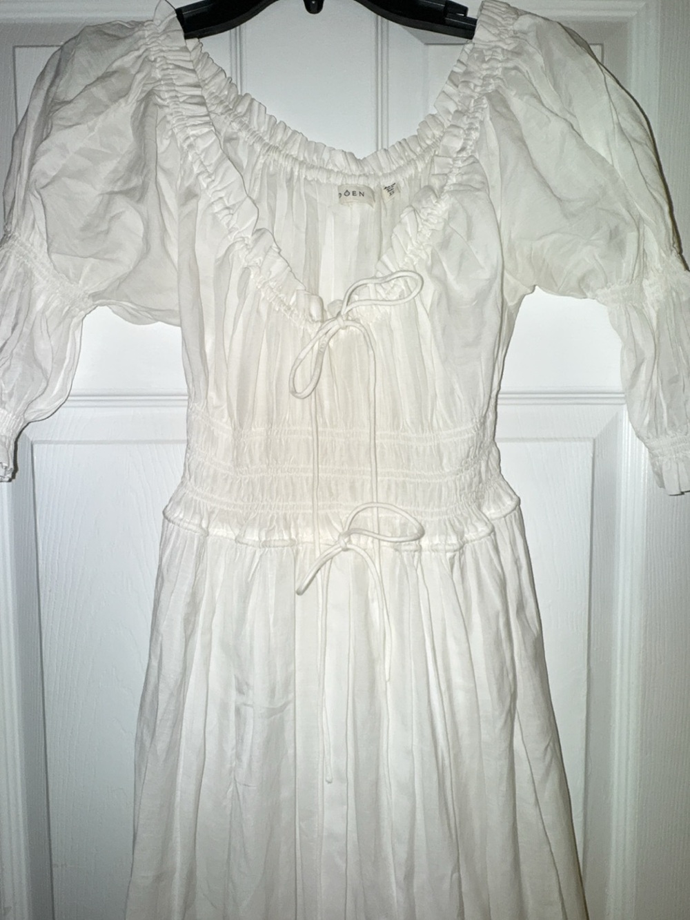 Doen Ischia Midi Dress in Salt - Picture 3 of 6